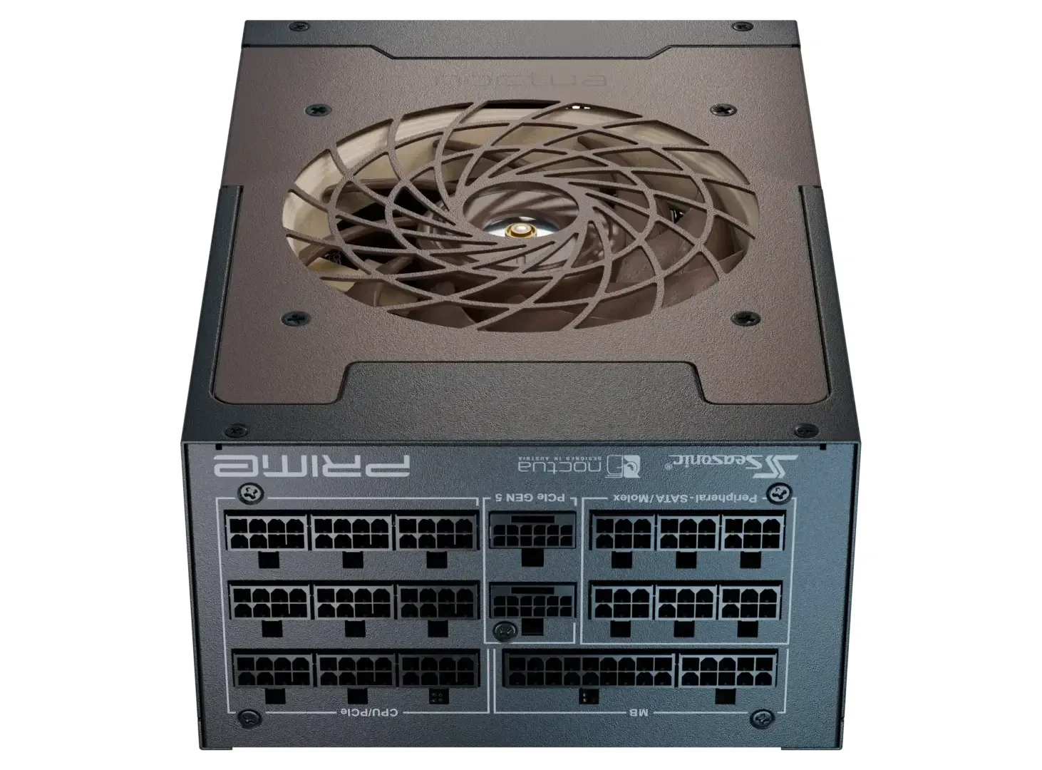 Seasonic захранване PSU ATX 3.1 1600W Titanium PCIe Gen 5 - PRIME NOCTUA EDITION TX-1600 - SSR-1600TR2-NE - Image 178