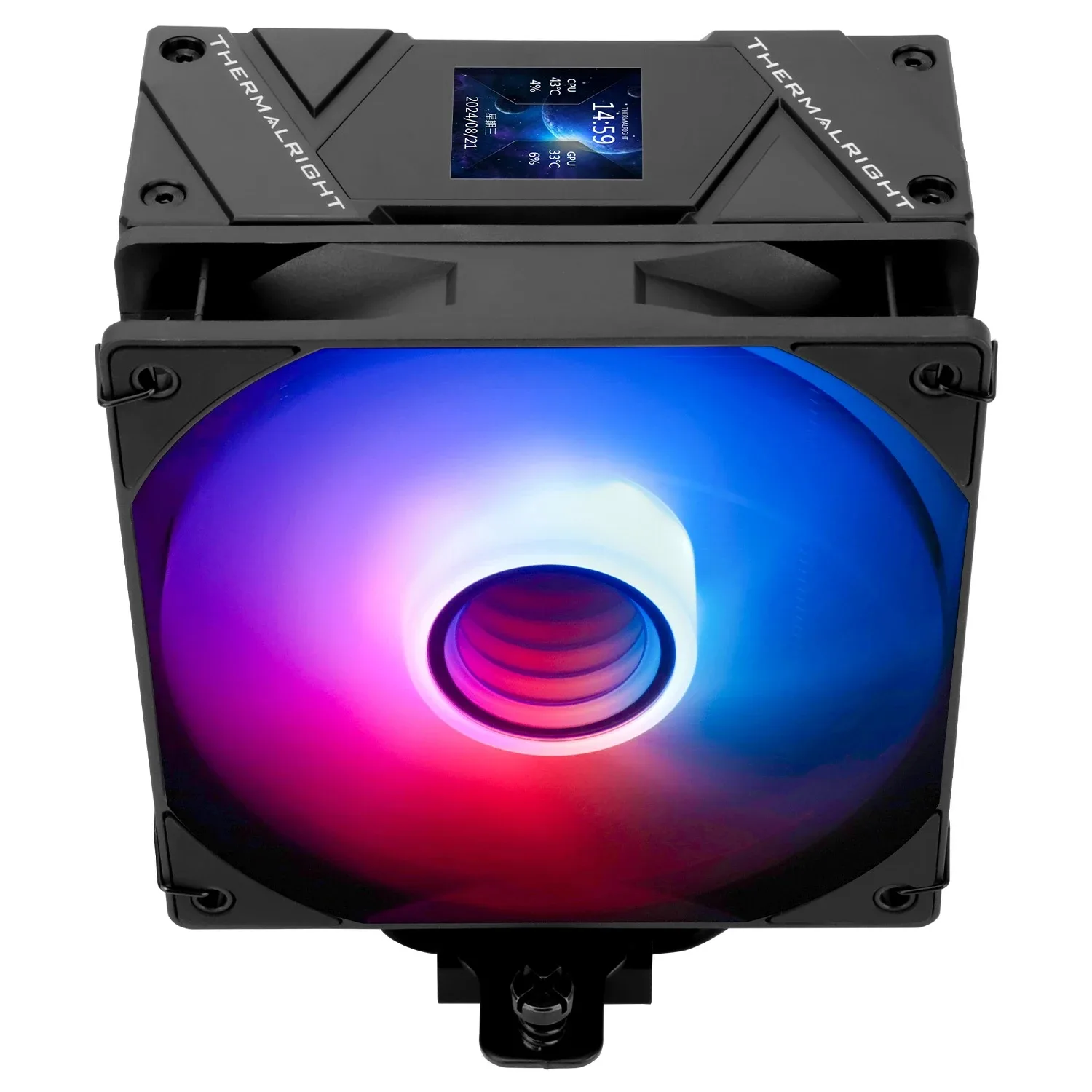 Thermalright охладител CPU Cooler Assassin Spirit 120 Vision A-RGB Black - LCD Display, Infinity Mirror - Image 144