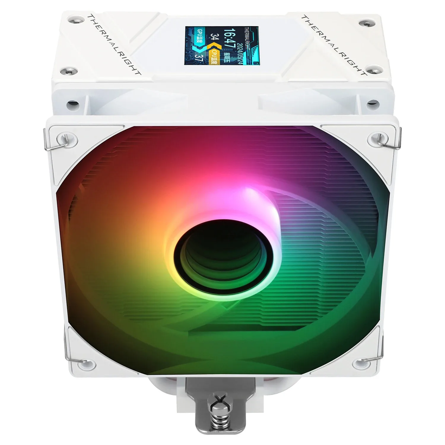 Thermalright охладител CPU Cooler Assassin Spirit 120 Vision A-RGB White - LCD Display, Infinity Mirror - Image 139