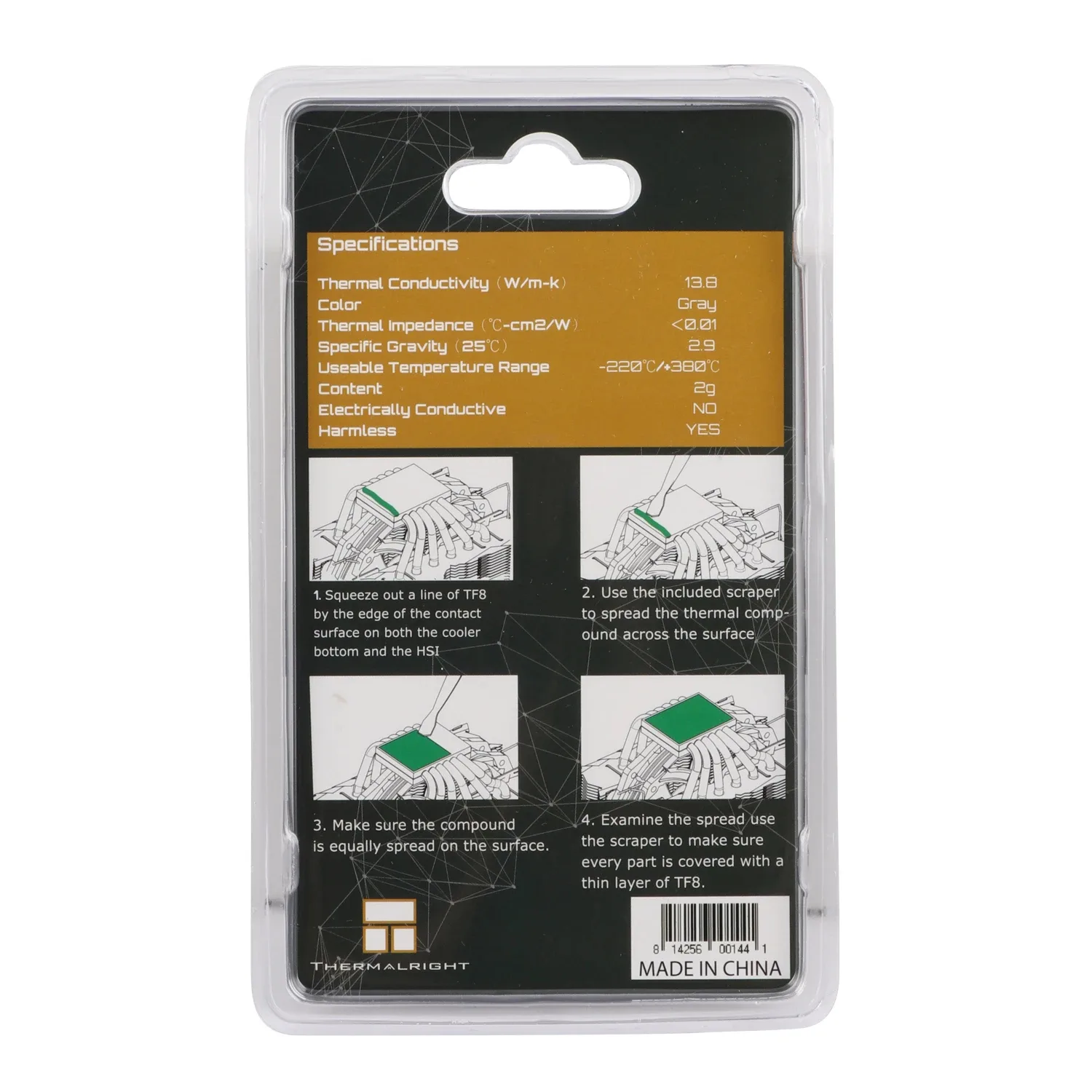 Thermalright термо паста Thermal compound - TF8 2g - 13.8 W/mK - Image 116