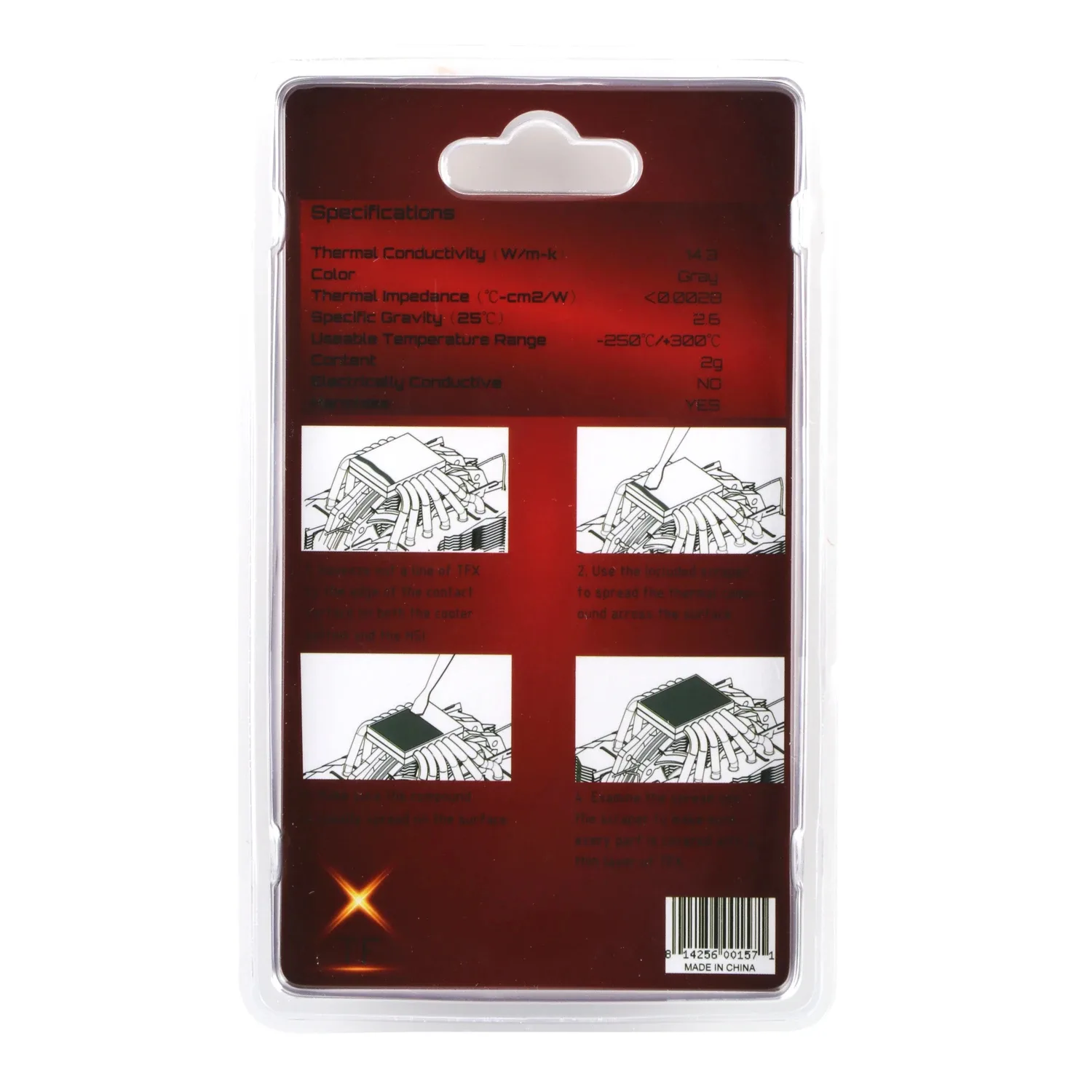 Thermalright термо паста Thermal compound - TFX 2g - 14.3 W/mK - Image 84