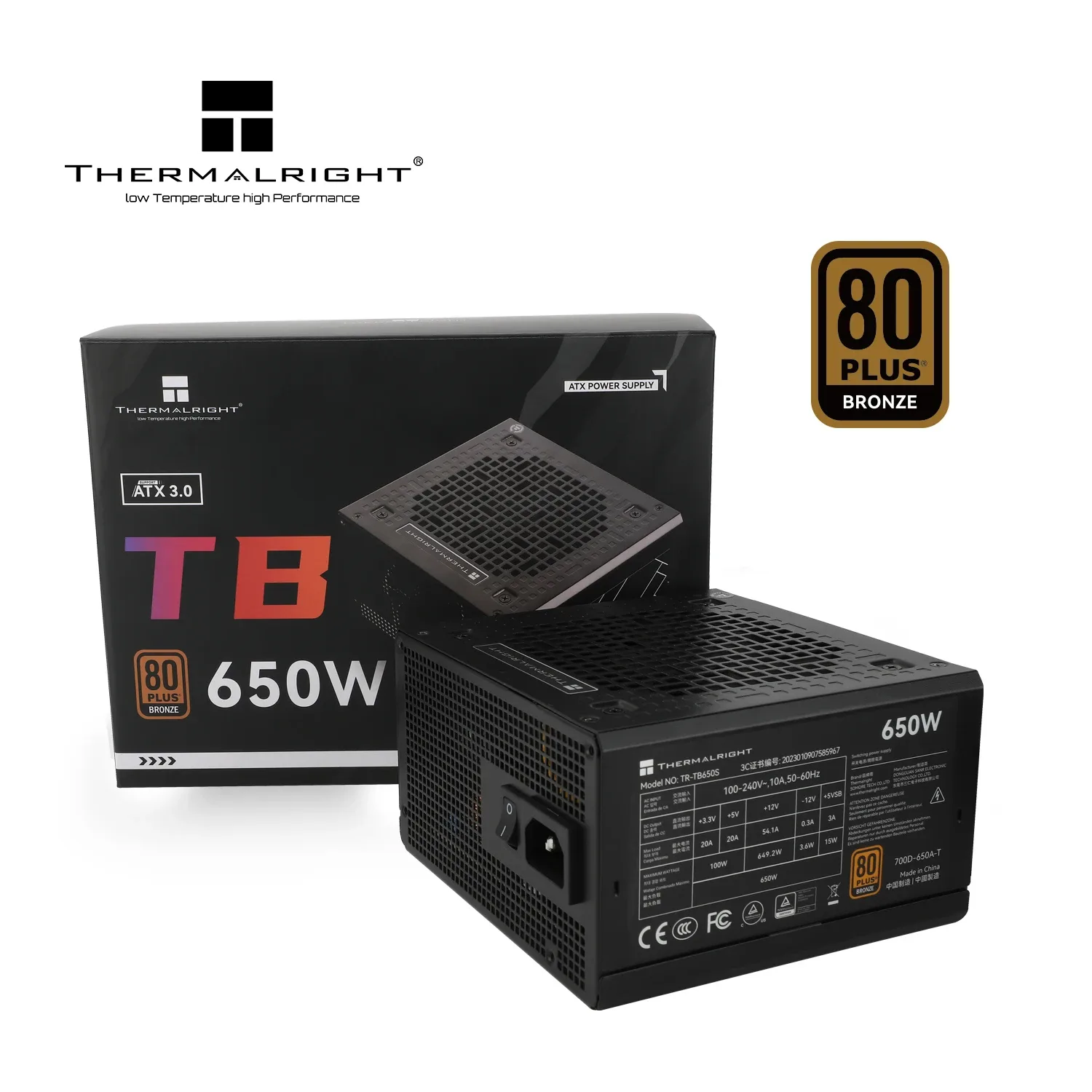 Thermalright захранване PSU 650W Bronze - TR-TB650S - Image 150