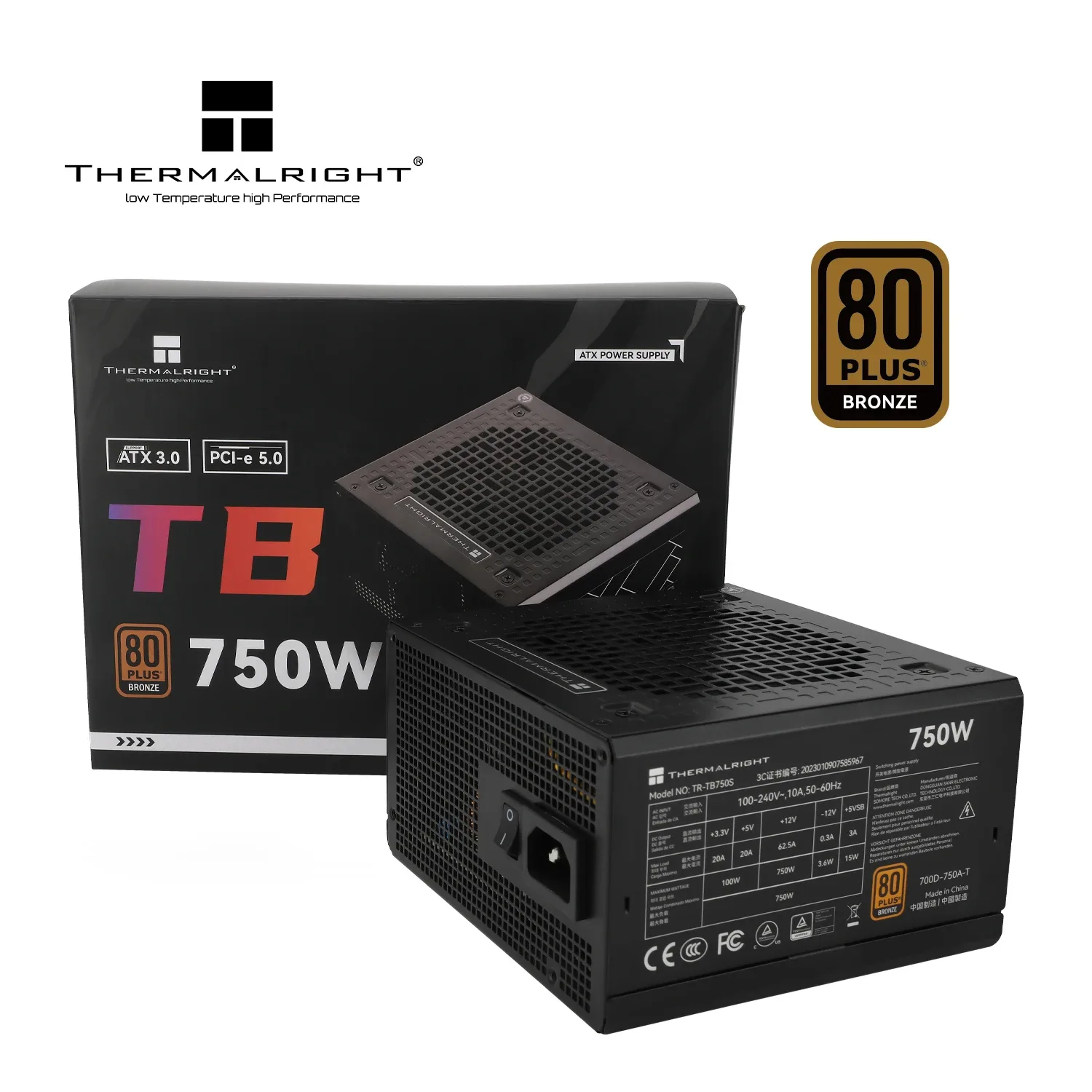 Thermalright захранване PSU ATX 3.0 750W Bronze - TR-TB750S - Image 145