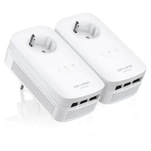 Alternative view of Powerline TP-Link TL-PA8030P KIT AV1200 3-Port Gigabit Passthrough Starter Kit