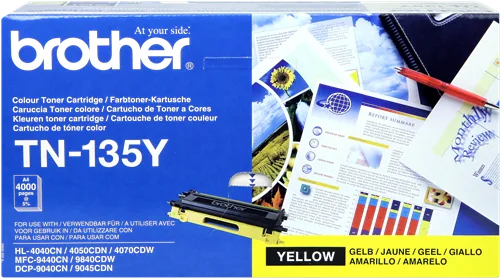 КАСЕТА ЗА BROTHER HL 4040CN/4050CDN/4070VDW/DCP 9040CN/9045CDN/MFC 9440CN/9840CDW - Yellow - PN TN135Y