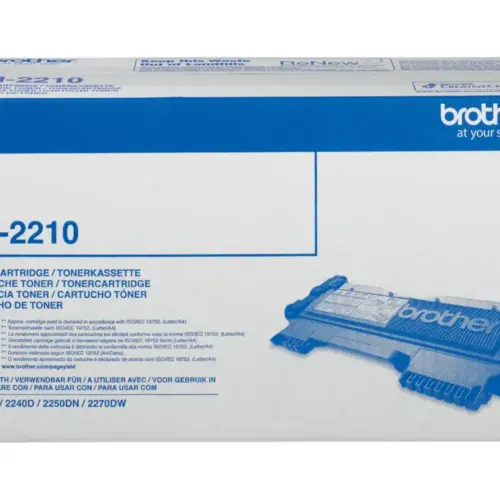 КАСЕТА ЗА BROTHER HL 2240/2250/DCP 7060/MFC 7360/7460 - Black - PN TN2210 (TN-2210)