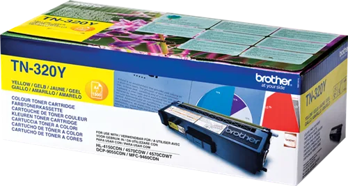 КАСЕТА ЗА BROTHER HL 4150CDN/4570CDW/MFC 9460CDN - Yellow - PN TN320Y (TN-320Y)