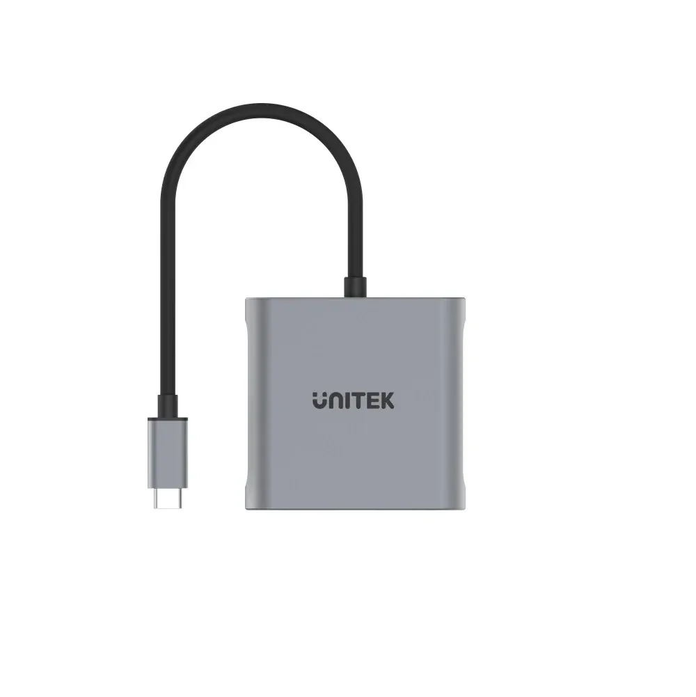 Unitek Адаптер Adapter USB-C M to DisplayPort x 2 F - 8K@30Hz, MST - V1404A - Image 150