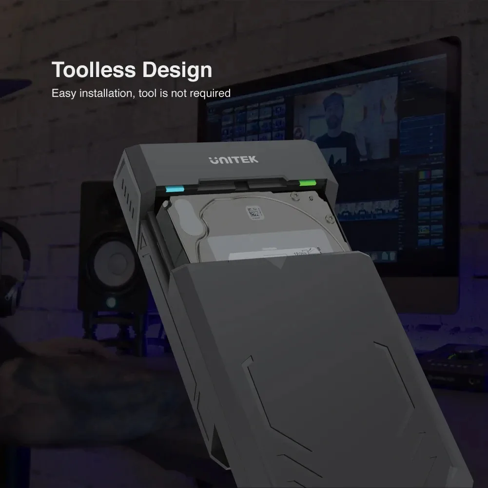 Unitek кутия за диск Storage - Case DiskGuard Raiden - 2.5/3.5 inch USB3.0 UASP - Y-3035 - Image 140