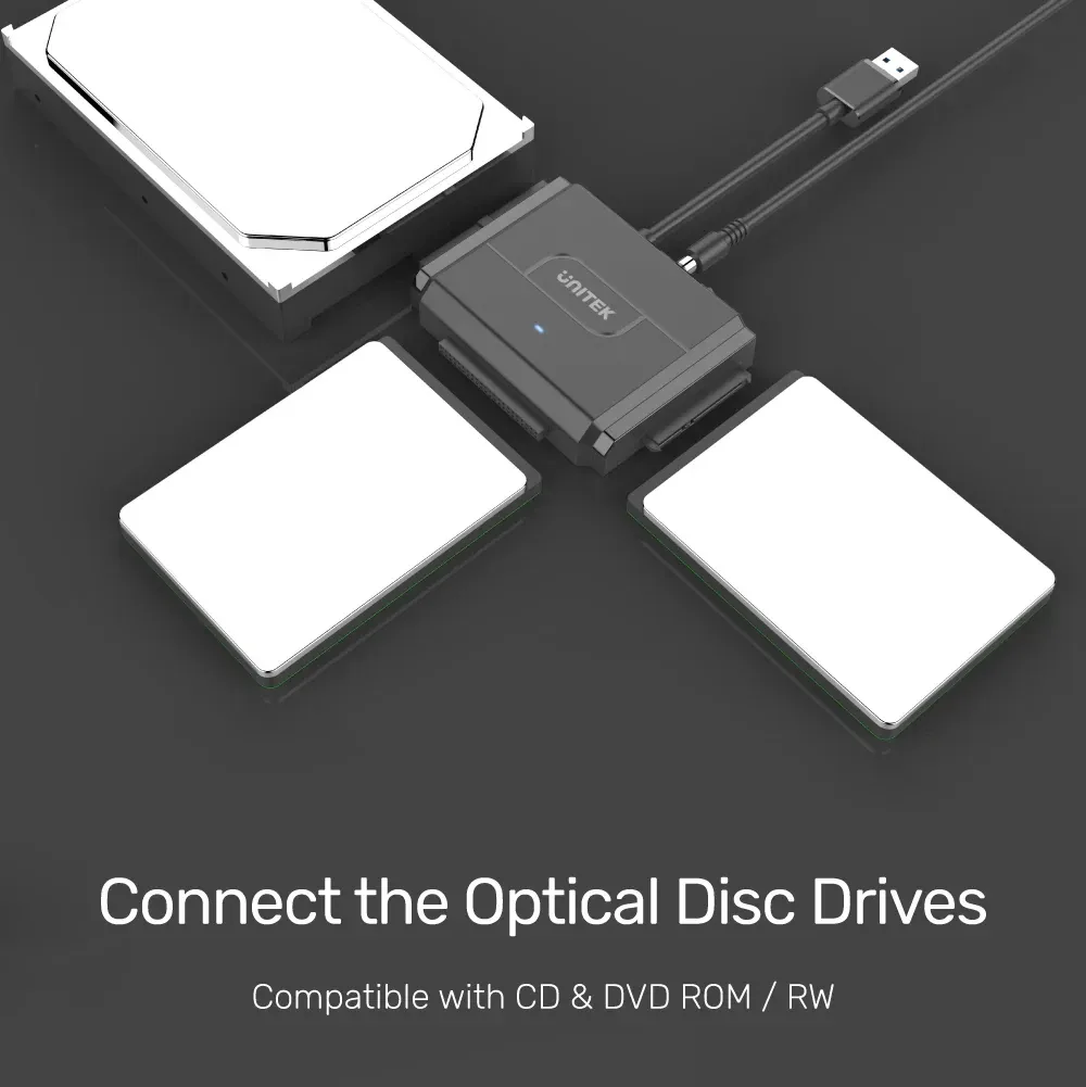 Unitek Кабел USB to IDE+SATA - SmartLink Trinity - Y-3324 - Image 188