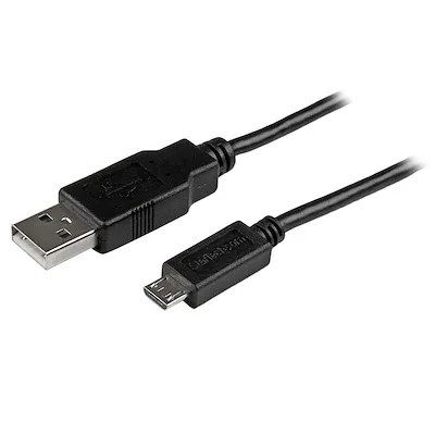 КАБЕЛ USB STARTECH - USB to micro USB - 30 m - Black - PN USBAUB3MBK