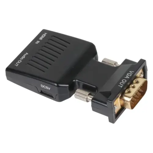VCom адаптер Adapter HDMI F / VGA M with Audio – CA336A