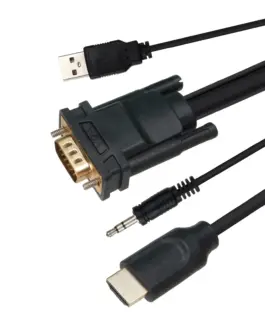 VCom кабел VGA M / HDMI M - CG493A-1.8m