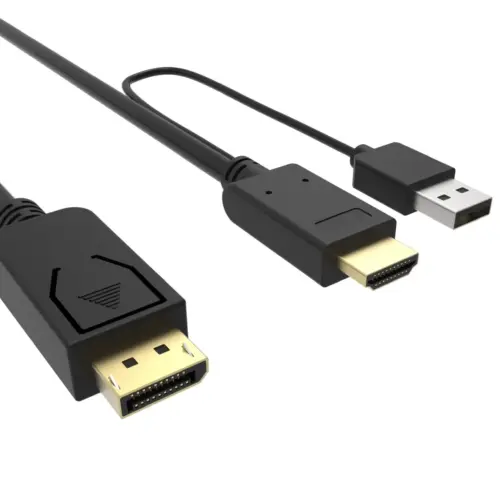 VCom Кабел HDMI M / Display Port M - 4K 2160p - CG599C-1.8m