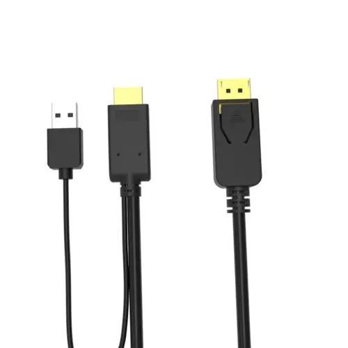 VCom Кабел HDMI M / Display Port M – 4K 2160p – CG599C-1.8m