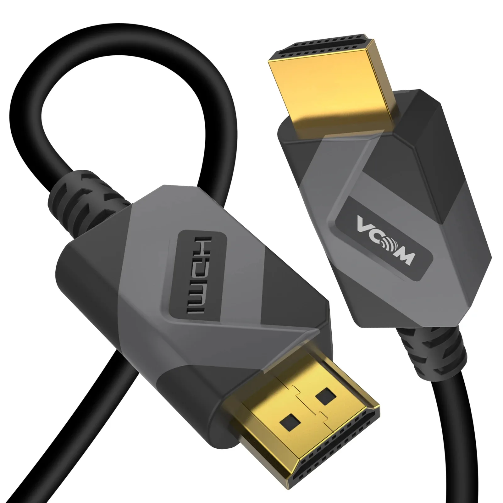 VCom Кабел HDMI v2.1 M / M 2.0m  - 8K Dolby Vision HDR, Black/Grey - CG805-2.0m - Image 180