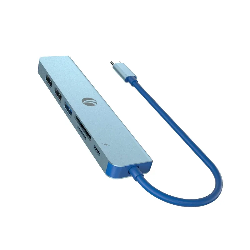 VCom докинг станция Docking Station Type-C 7-in-1 - CUE18 - PD3.0 100W, HDMI, USB3.0 x 1, USB2.0 x 2, SD, TF - Image 209