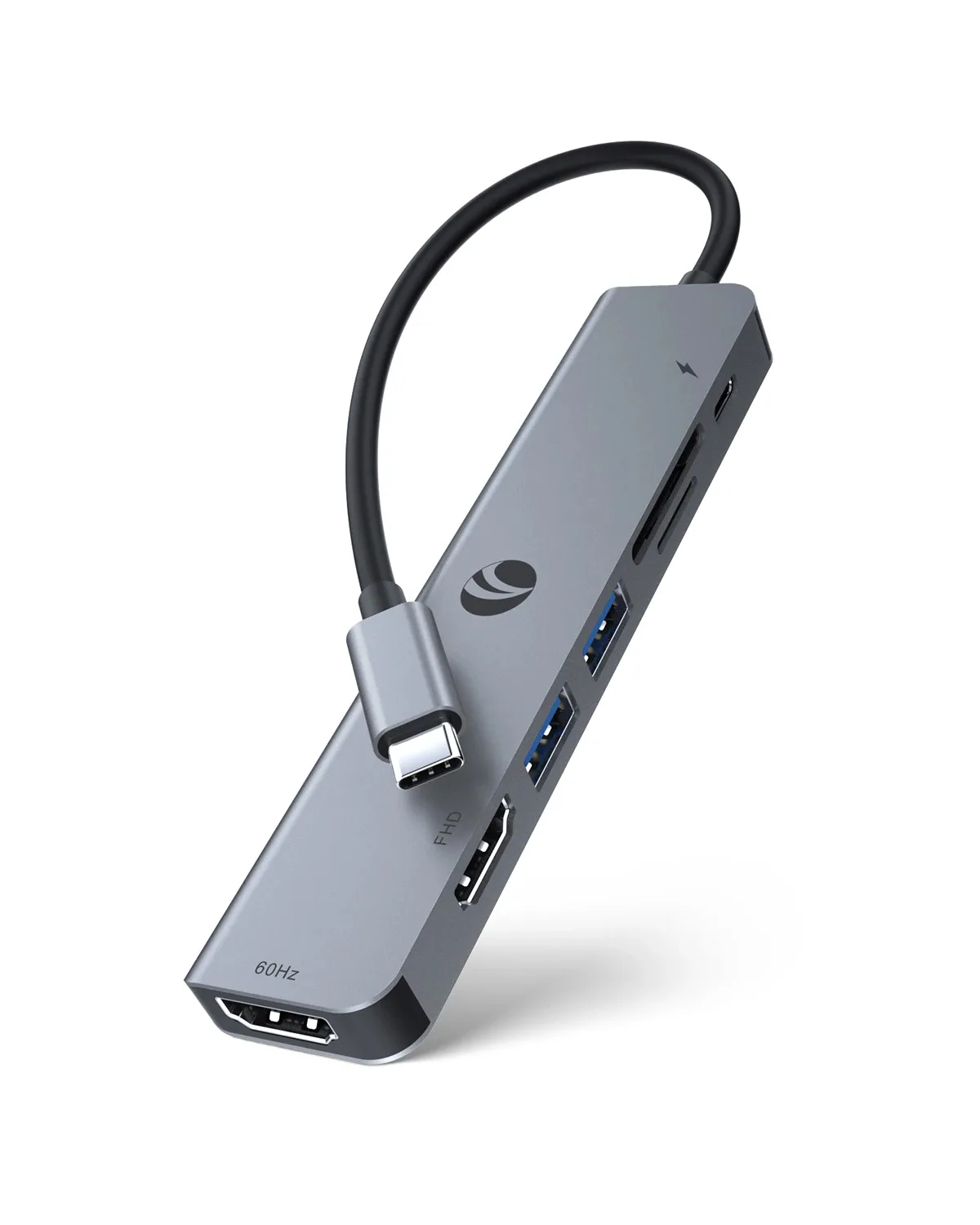 VCom докинг станция Docking Station Type-C 7-in-1 - CUE39 - PD3.0 100W, HDMI x 2, USB3.0 x 2, SD, TF - Image 163