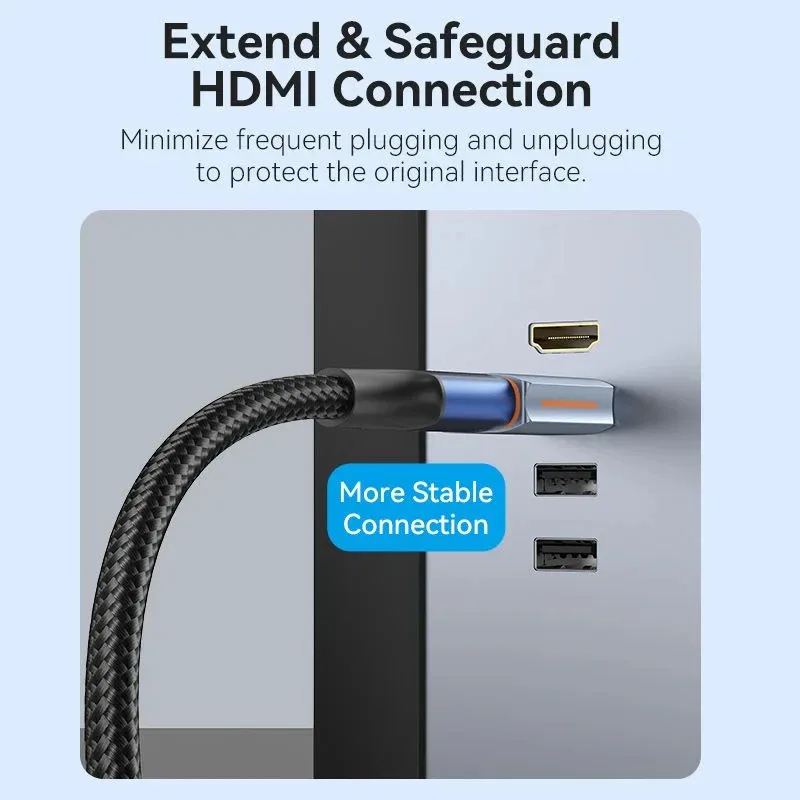 Vention Адаптер Adapter HDMI M / HDMI F - AIVH0 - Image 155