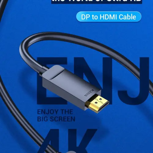 Vention кабел Cable DisplayPort to HDMI 1.5m – 4K