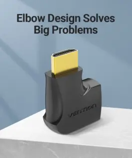 Vention Адаптер Adapter HDMI Vertical Flat 270 Degree M/F – AIQB0
