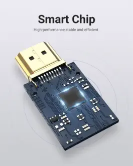 Alternative view of Vention Кабел Type-C to HDMI Cable Right Angle 1.5M Black - CGVBG