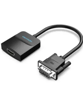 Alternative view of Vention адаптер Adapter VGA to HDMI with sound - Active converter with AUX-in and Micro USB power - ACNBB