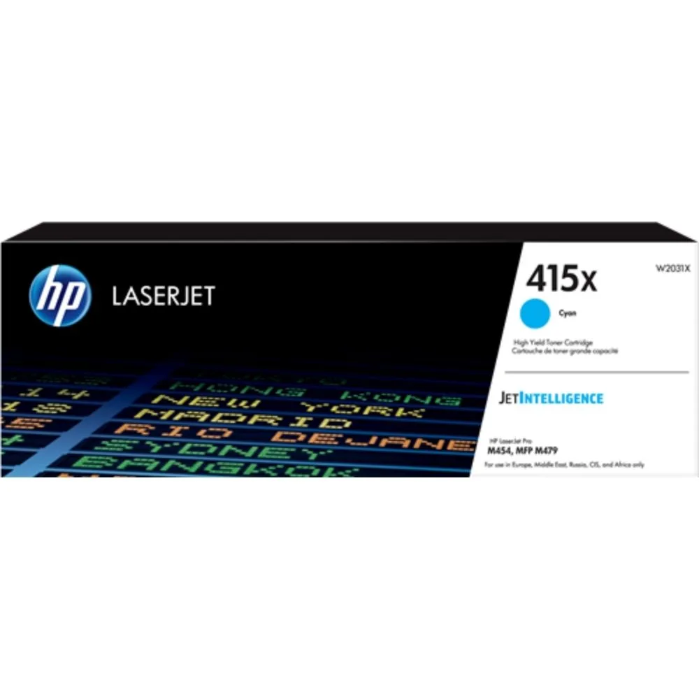КАСЕТА ЗА HP Color Laserjet PRO M454/MFP M479 - Cyan - /415X/ - PN W2031X