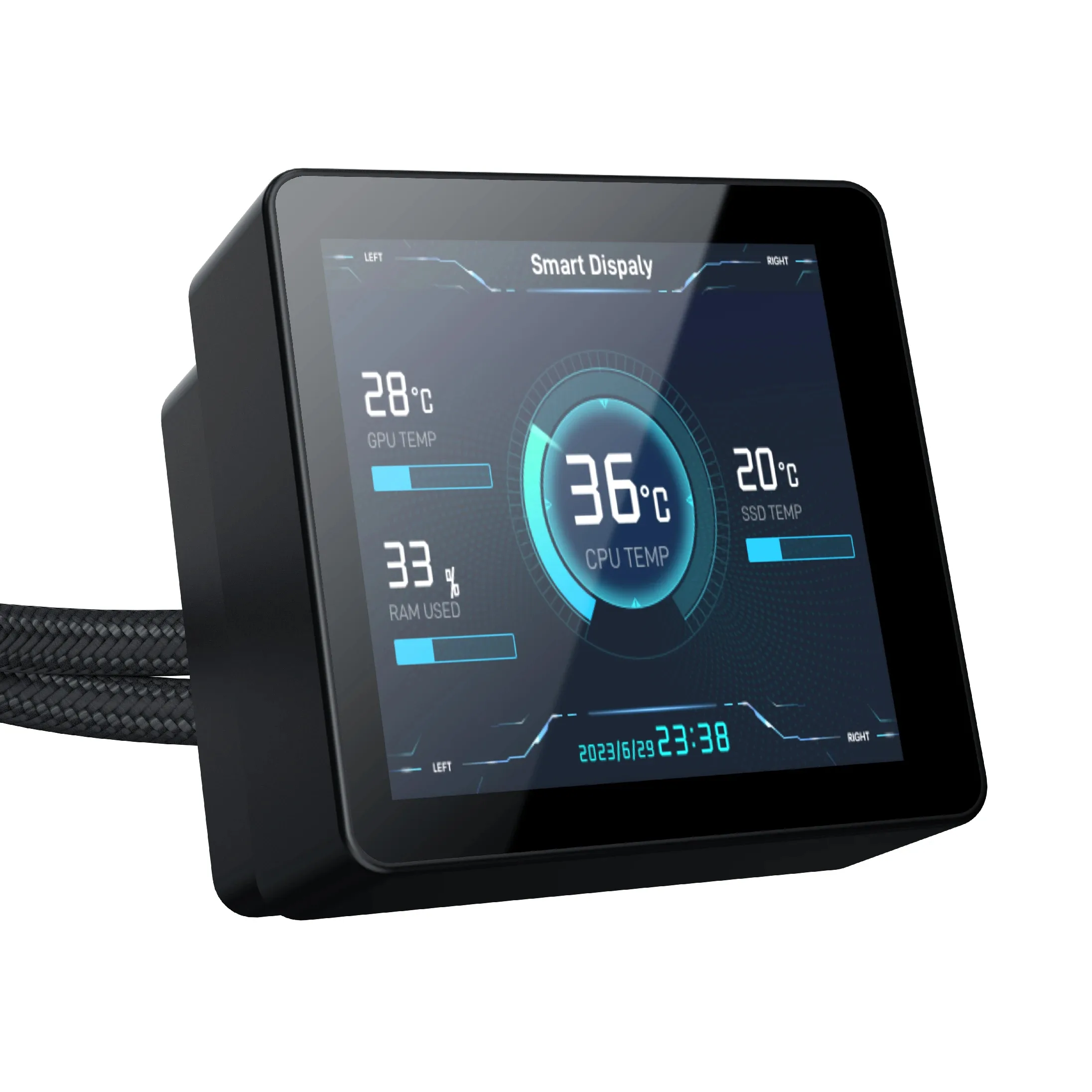 Xigmatek водно охлаждане Water Cooling Connect 240 - LED Display, A-RGB - Image 193