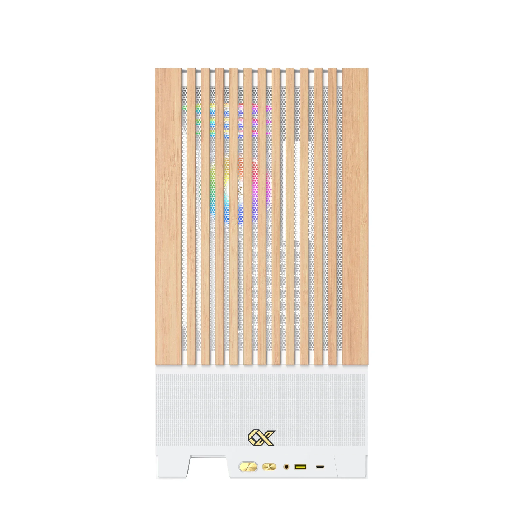 Xigmatek кутия Case EATX - Endorphin WD Arctic, Addressable RGB, Wood - Image 188