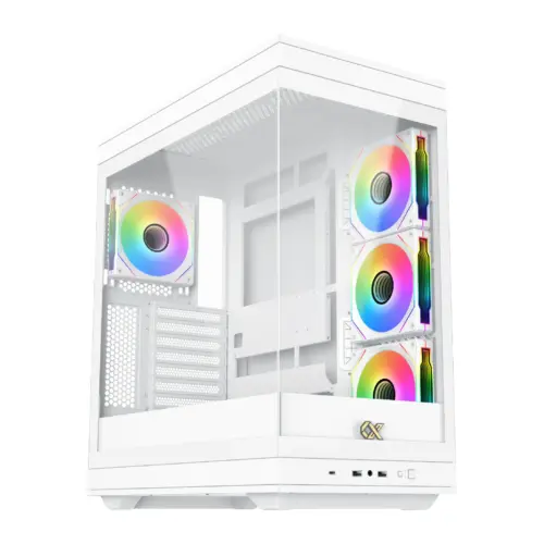 Xigmatek кутия Case EATX - Meta Arctic - 4 x 120 mm ARGB fans