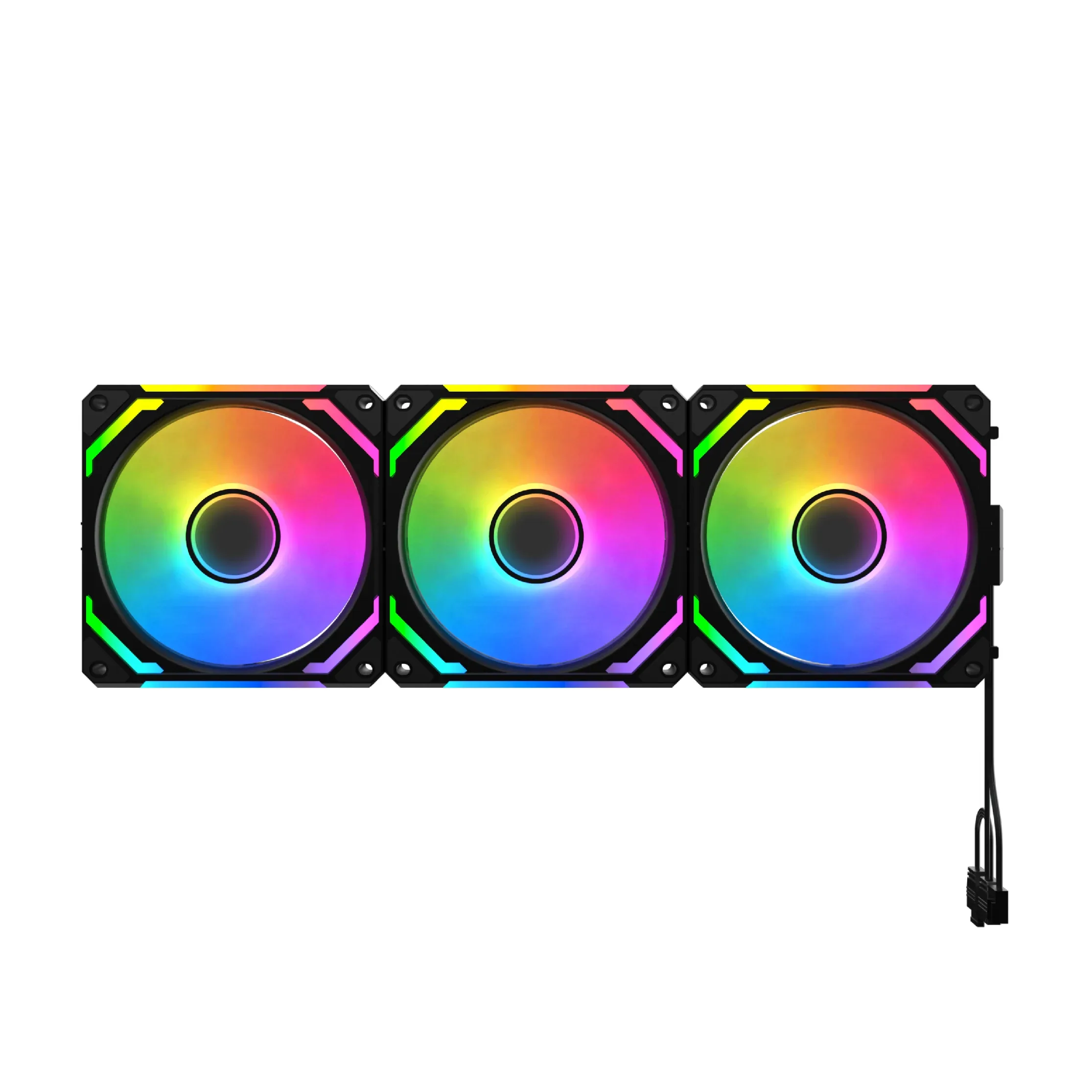 Xigmatek Комплект вентилатори Fan Pack 3-in-1 3x120mm - Starlink Ultra - Infinity Mirror, A-RGB - Image 178