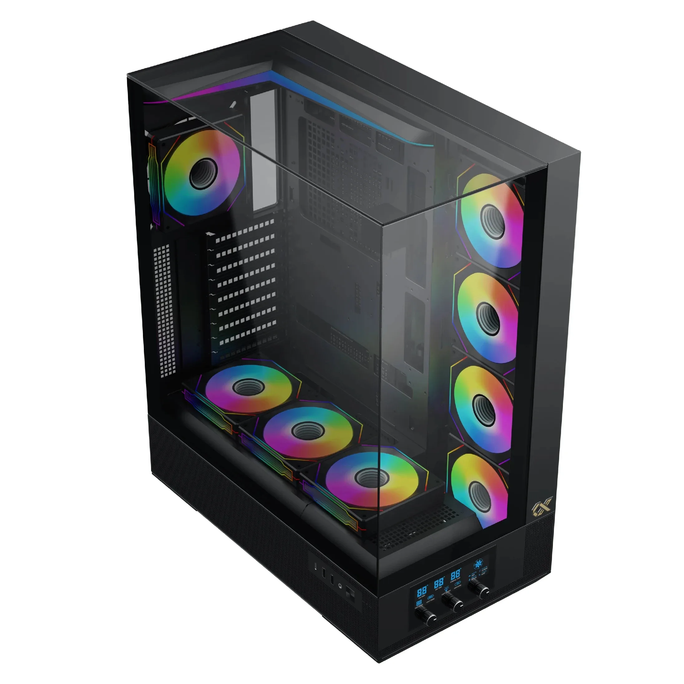 Xigmatek кутия Case EATX - Vision Pro - 8 ARGB Fans, LCD Display Panel, Smart Fan Control - Image 192