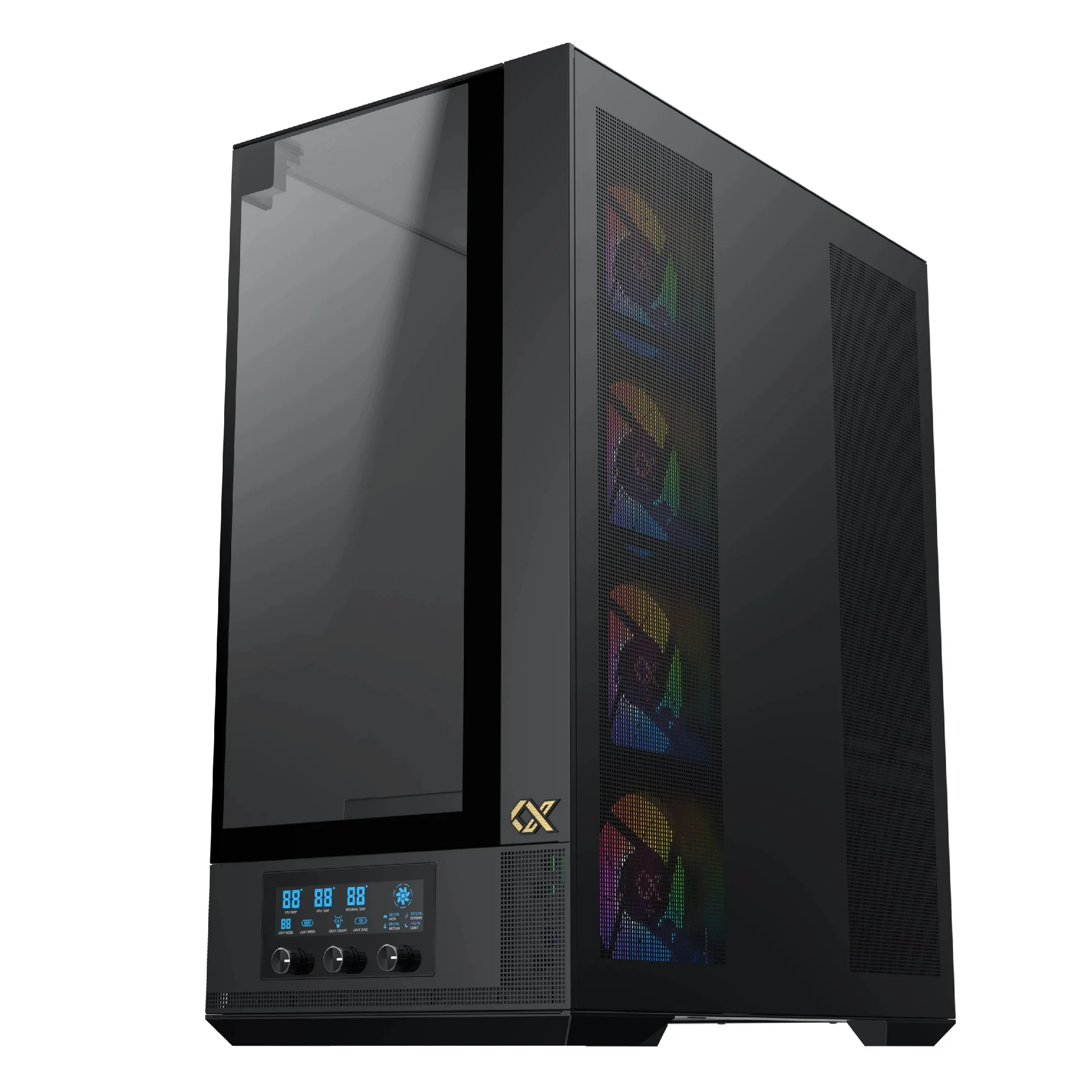 Xigmatek кутия Case EATX - Vision Pro - 8 ARGB Fans, LCD Display Panel, Smart Fan Control - Image 189