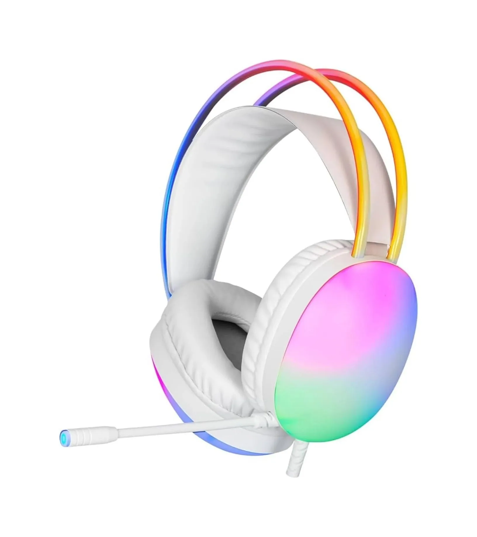 Xtrike ME геймърски слушалки Gaming Headphones GH-511 - 50mm RGB White