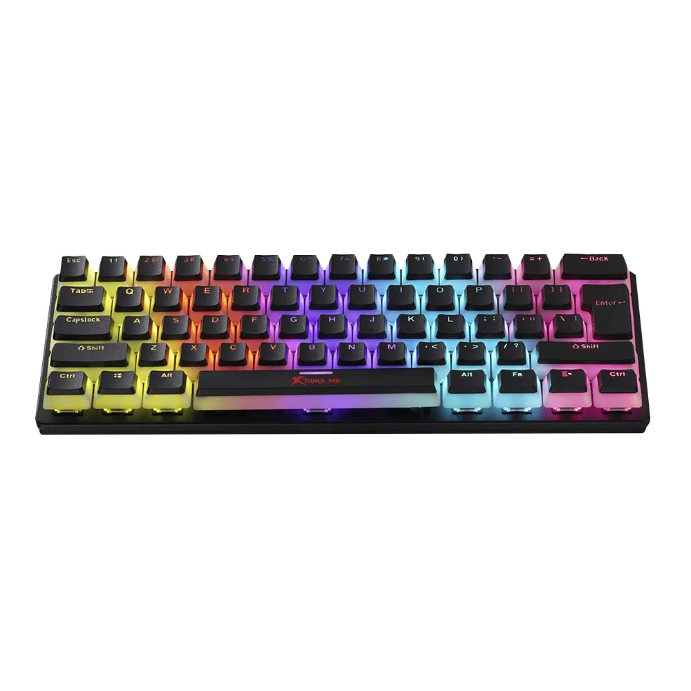 Xtrike ME геймърска механична клавиатура Gaming Mechanical keyboard 61 keys TKL - GK-985P - BLUE switches - Image 117