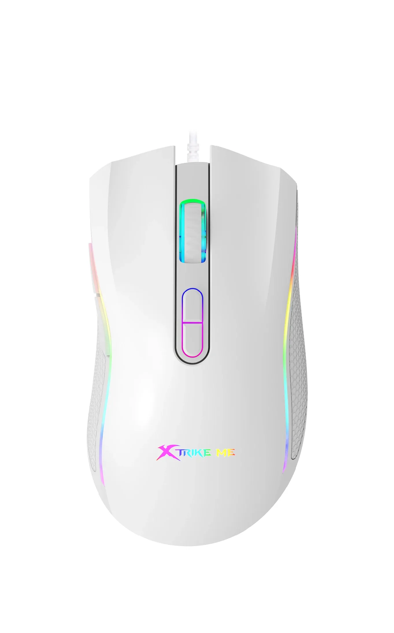 Xtrike ME Геймърска мишка Gaming Mouse GM-314 White - 7200dpi RGB