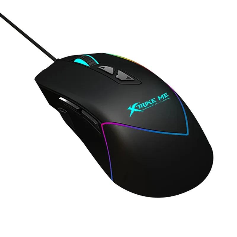 Xtrike ME Геймърска мишка Gaming Mouse GM-320 Black -12800dpi, RGB - Image 146