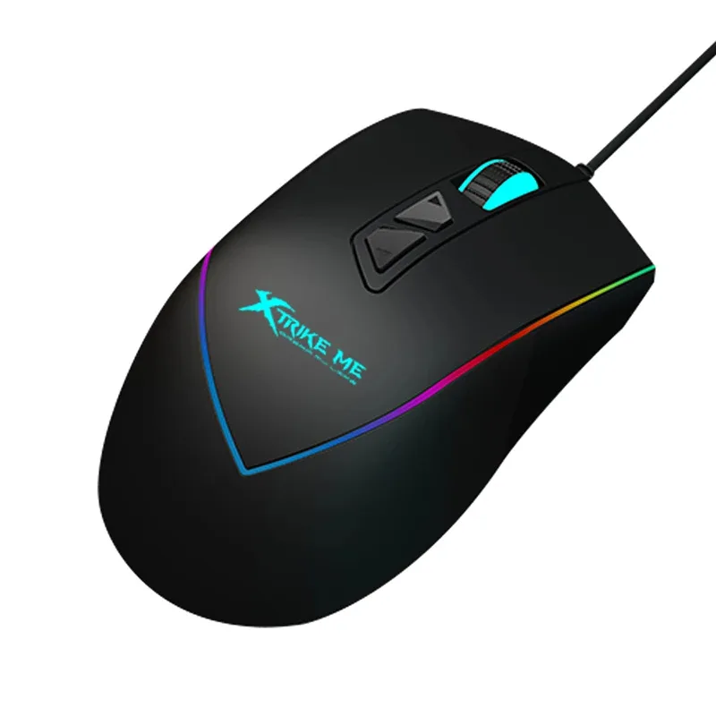 Xtrike ME Геймърска мишка Gaming Mouse GM-320 Black -12800dpi, RGB - Image 147