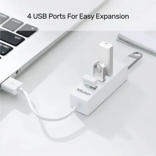 Unitek хъб USB 2.0 HUB 4 port White – Y-2146