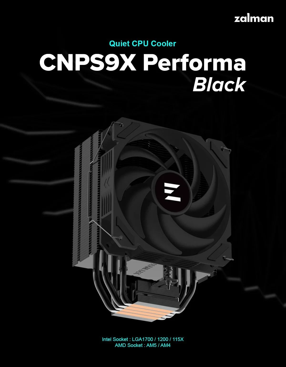 Zalman охладител за процесор CPU Cooler CNPS9X PERFORMA BLACK - Image 12