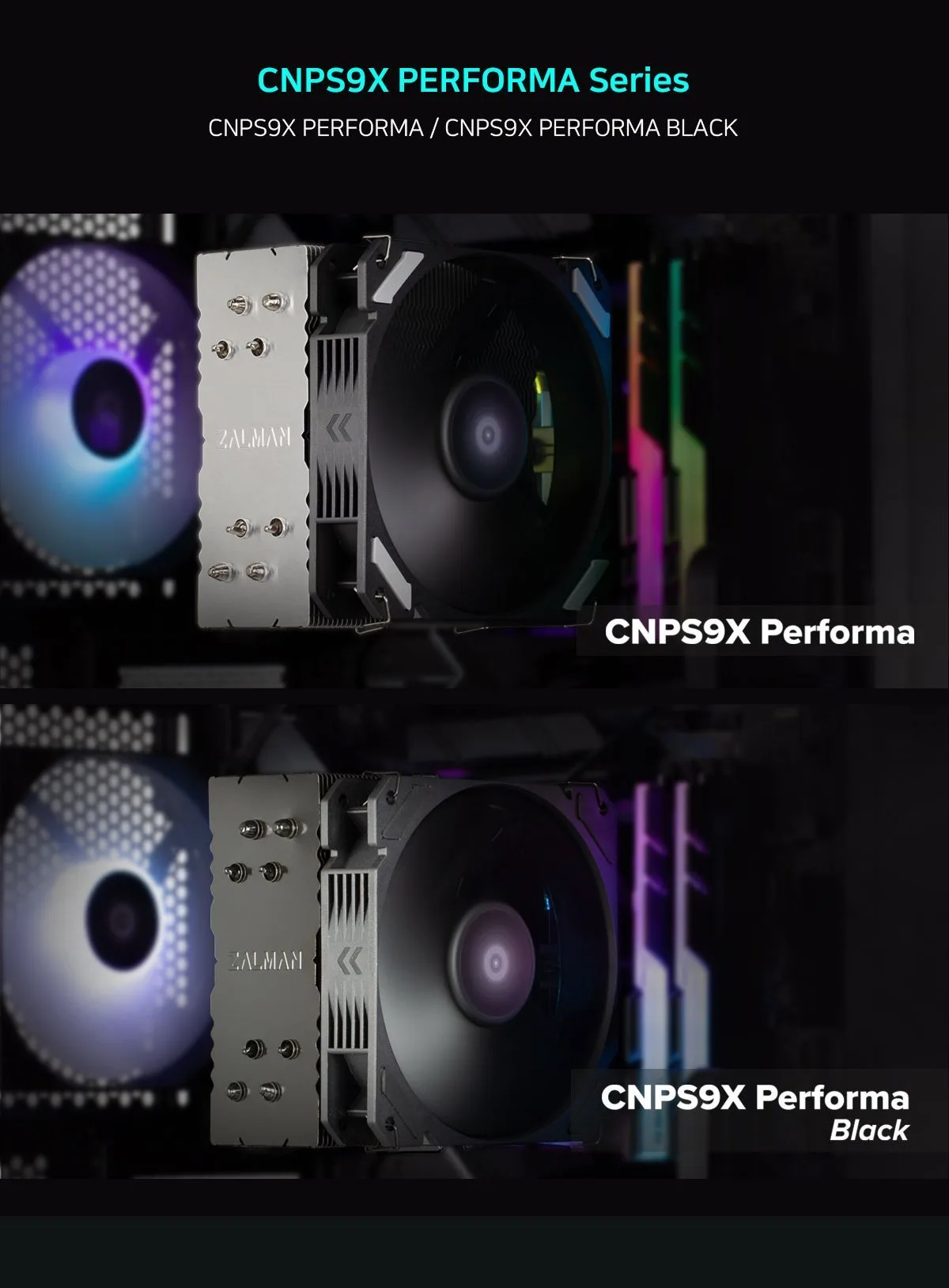 Zalman охладител за процесор CPU Cooler CNPS9X PERFORMA BLACK - Image 14