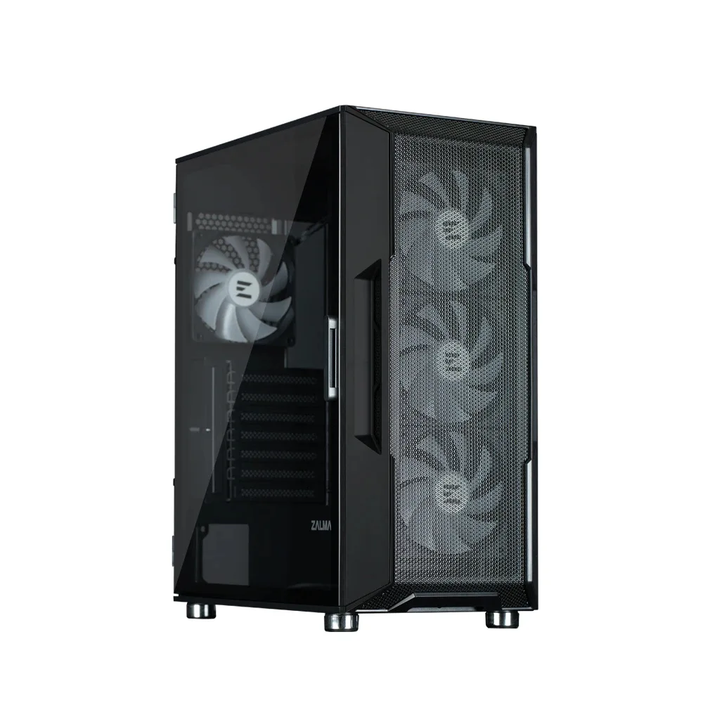Zalman кутия Case ATX - i3 NEO ARGB Black - Mesh, aRGB, Tempered Glass - Image 172
