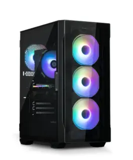 Zalman кутия Case ATX - I3 NEO TG Black - aRGB Tempered Glass