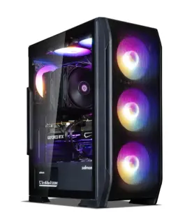 Alternative view of Zalman кутия за компютър Case ATX - N7 PLUS - 7 fans included, Tempered Glass