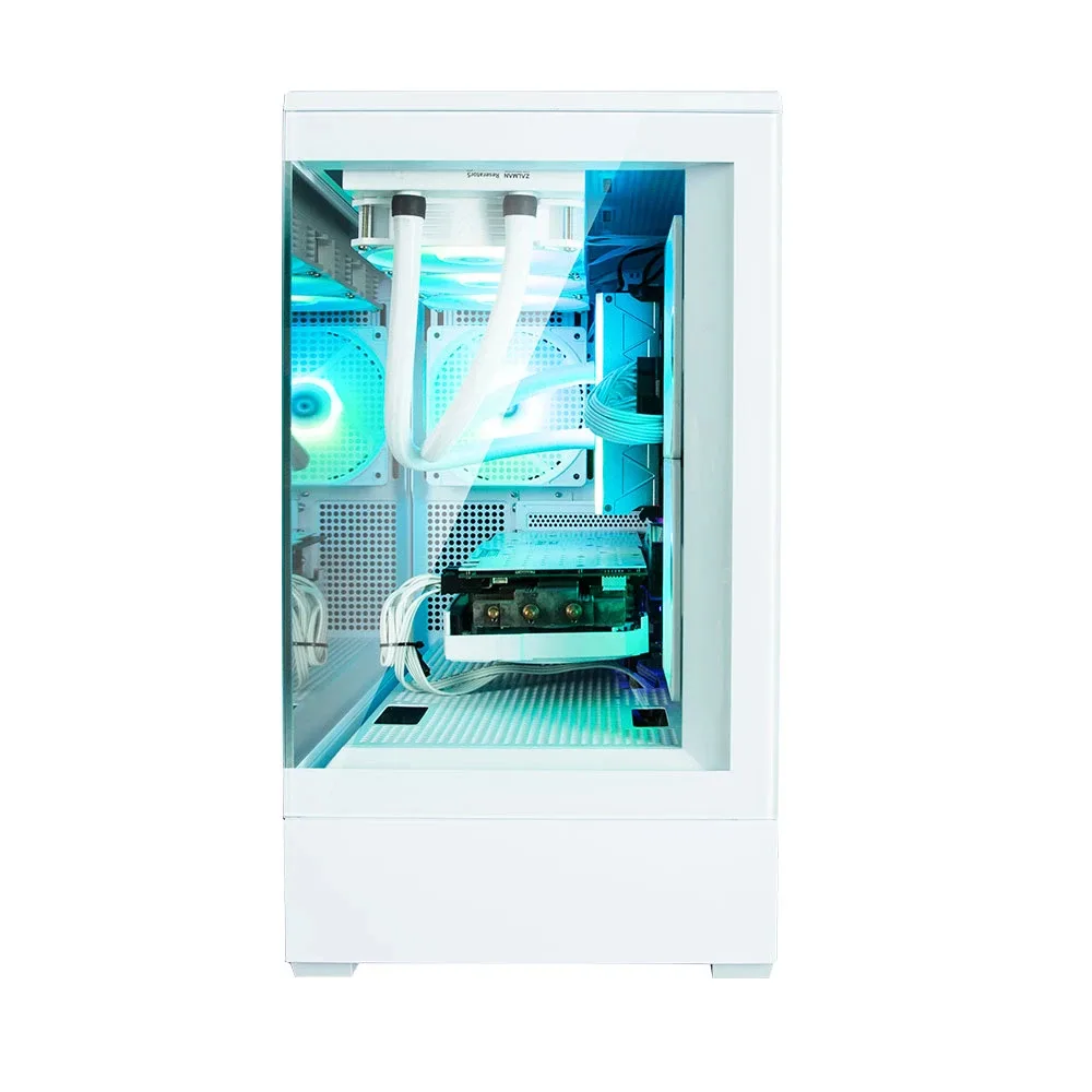Zalman кутия Case mATX - P30 White - aRGB, Tempered Glass - Image 149