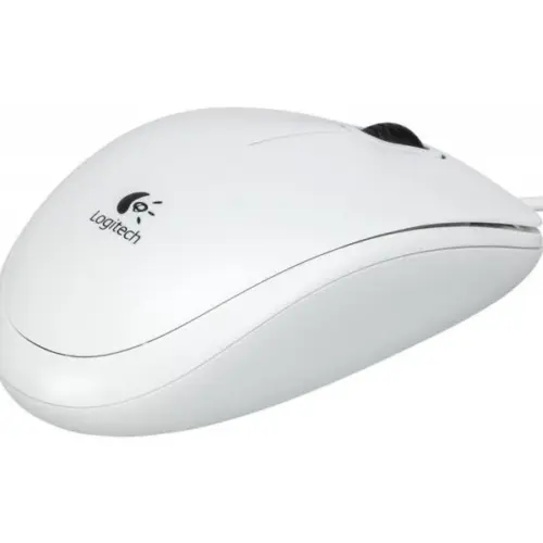 МИШКА LOGITECH B100 – Жична – White – PN 910-003360