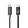 HAMA Кабел USB-C еMarker USB 4 Gen 4 80 Gbit/s 1 м 5 A 240 W черен