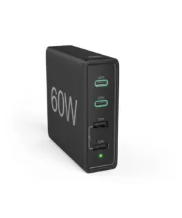 HAMA Зарядна станция 4 порта 60W 2 x USB-C 2 x USB-A PD Fast Charge