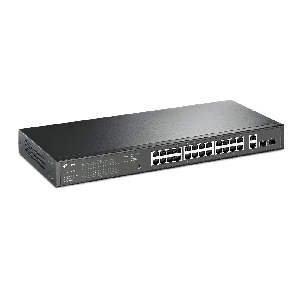28-портов гигабитен Easy Smart комутатор TP-Link TL-SG1428PE с 24-PoE+ порта и 2 SFP слота - Image 4